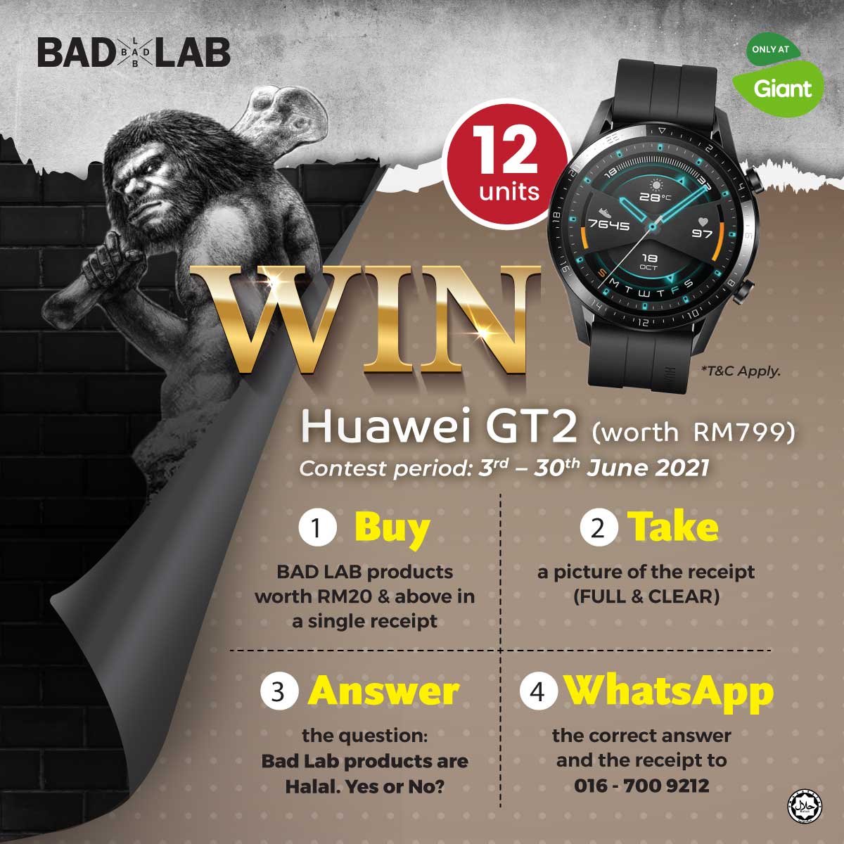 Bad Lab: Buy & Win Huawei GT2