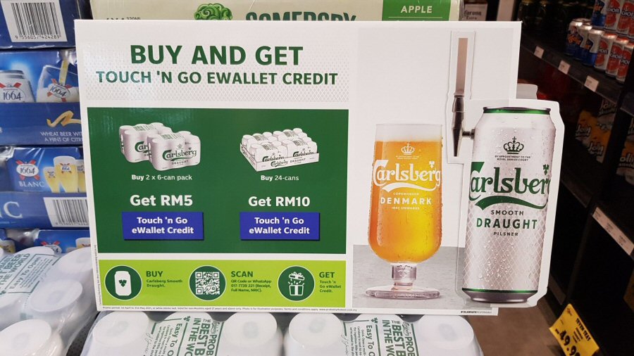 Carlsberg: Buy & Get E-Wallet Credit