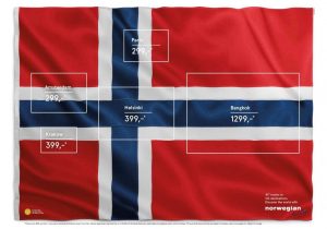 Norwegian Airlines: Flag of flags