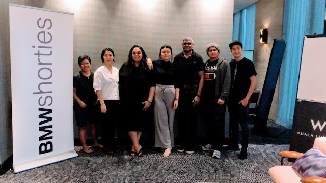 The BMW Shorties judging panel The BMW Shorties judging panel