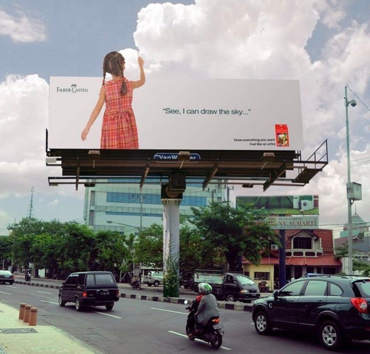 Faber-Castell billboard