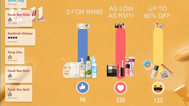 Hermo Facebook Live Video Reaction Poll