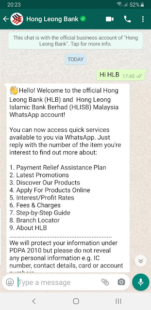 HLB WhatsApp Official Business Account
