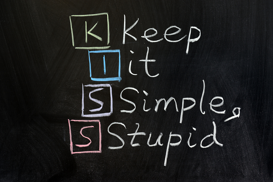 Caption tips: Keep It Simple & Stupid