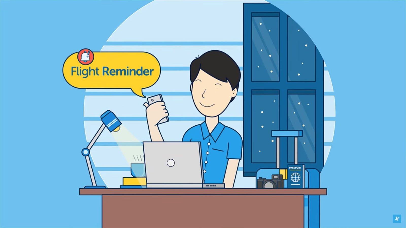 Mobile app video: Animation / motion graphics