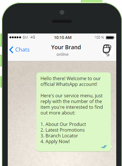 WhatsApp Marketing Objective: Customer Service