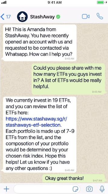StashAway WhatsApp Official Business Account