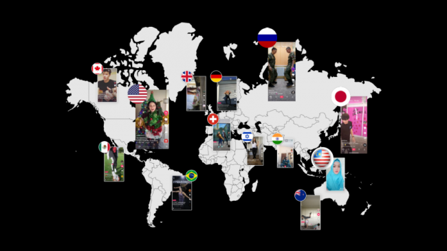 TikTok all around the world