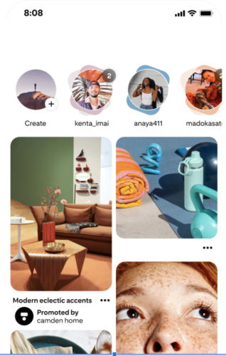 Pinterest Placement - Home Feed