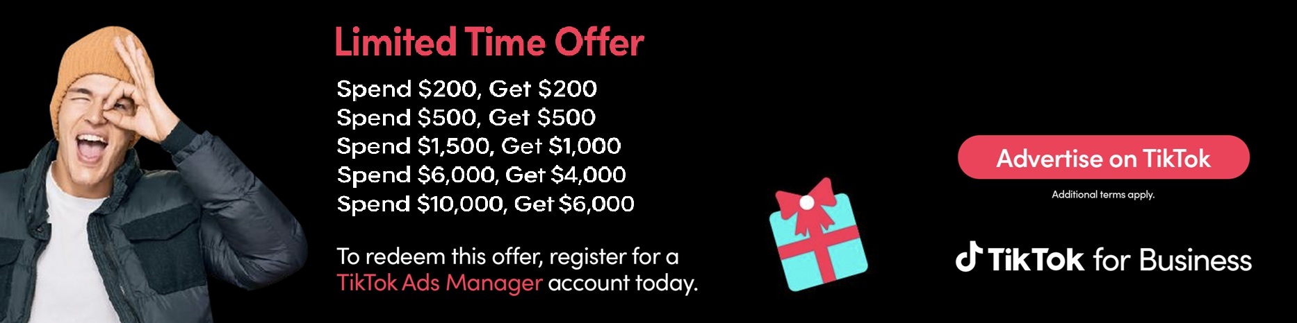 TikTok Ad Promo (Limited Time Offer)