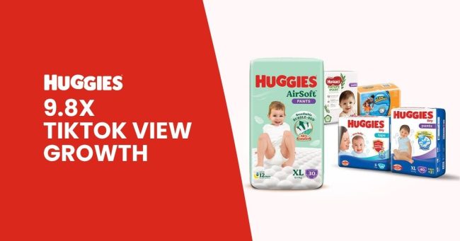 Huggies Malaysia: 9.8x YoY TikTok Growth & Content Strategy