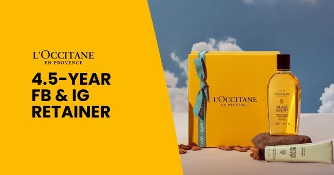 L'Occitane SG: 4.5-Year FB & IG Retainer