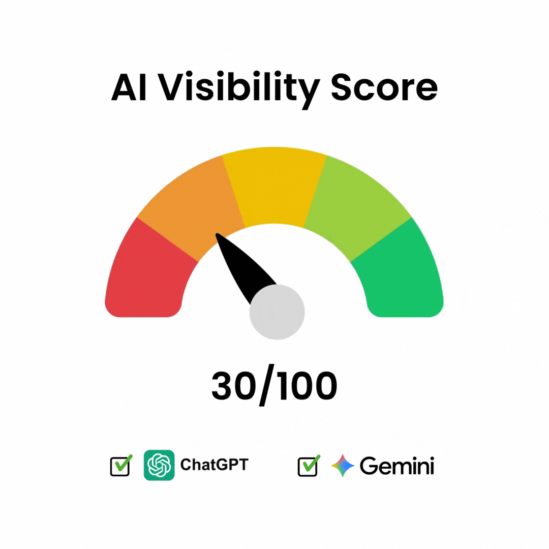 AI Visibility Score by Silver Mouse